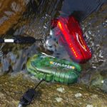 Waterproof usb plasma lighter double arc for outdoor camping sports lighter