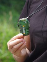 Waterproof usb plasma lighter double arc for outdoor camping sports lighter