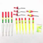 Set pcs vertical buoy sea fishing floats assorted size for most type of angling with