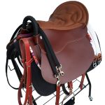 Horse riding saddle pad full set horseback riding accessories equipments genuine leather synthetic saddle real cowhide