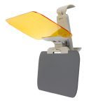 Eafc car sun visor hd anti sunlight dazzling goggle day night vision driving mirror uv fold