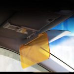 Eafc car sun visor hd anti sunlight dazzling goggle day night vision driving mirror uv fold