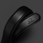 Bison denim genuine leather men belt wallet gift set business automatic belt card holder cow leather