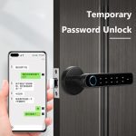 New tuya app remote electric biometric fingerprint smart door lock password lock electronic door lock with
