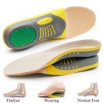 Premium orthotic gel insoles orthopedic flat foot health sole pad for shoes insert arch support pad