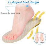 Premium orthotic gel insoles orthopedic flat foot health sole pad for shoes insert arch support pad