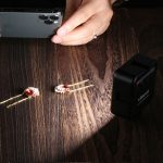 Ulanzi vl mini led video light dimmable vlog light with cold shoe mount mic built