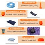 Giga pump mini air pump for mattress mat camping outdoor portable electric inflator swimming