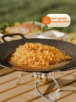 Tanxianzhe outdoor camping grill plate korean barbecue plate barbecue meat pot barbecue plate medical stone frying